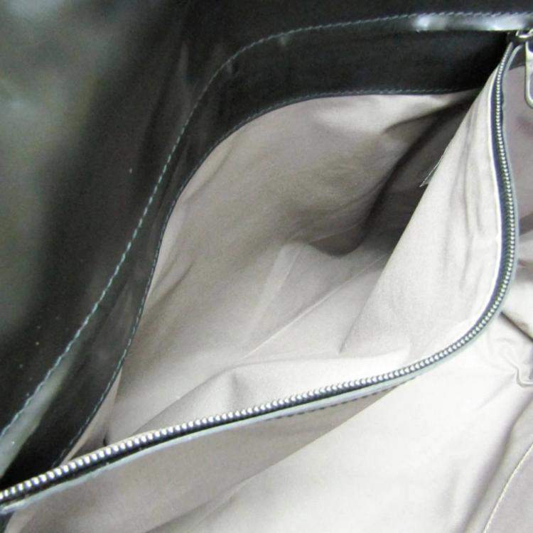 Pre Owned Bottega Veneta Intrecciato Black Leather Handbag 