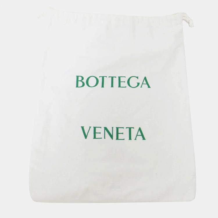 Pre Owned Bottega Veneta Andiamo Small Brown Cotton Tote Bag