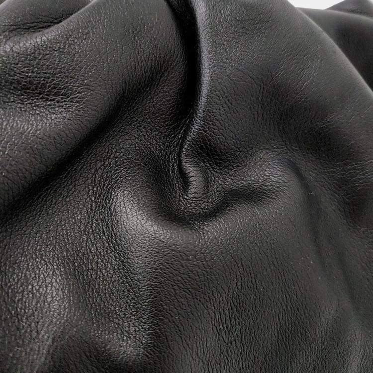 Pre Owned Bottega Veneta Black Leather Butter Calf Pouch