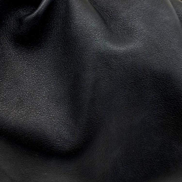 Pre Owned Bottega Veneta Black Leather Chain Shoulder Bag