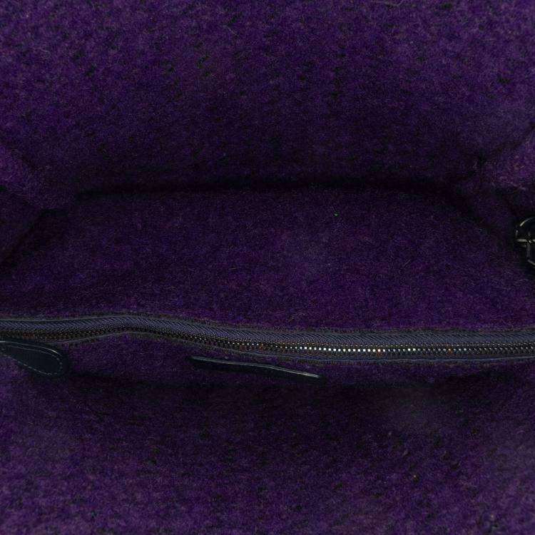 Pre Owned Bottega Veneta Black Leather Intrecciato Tote