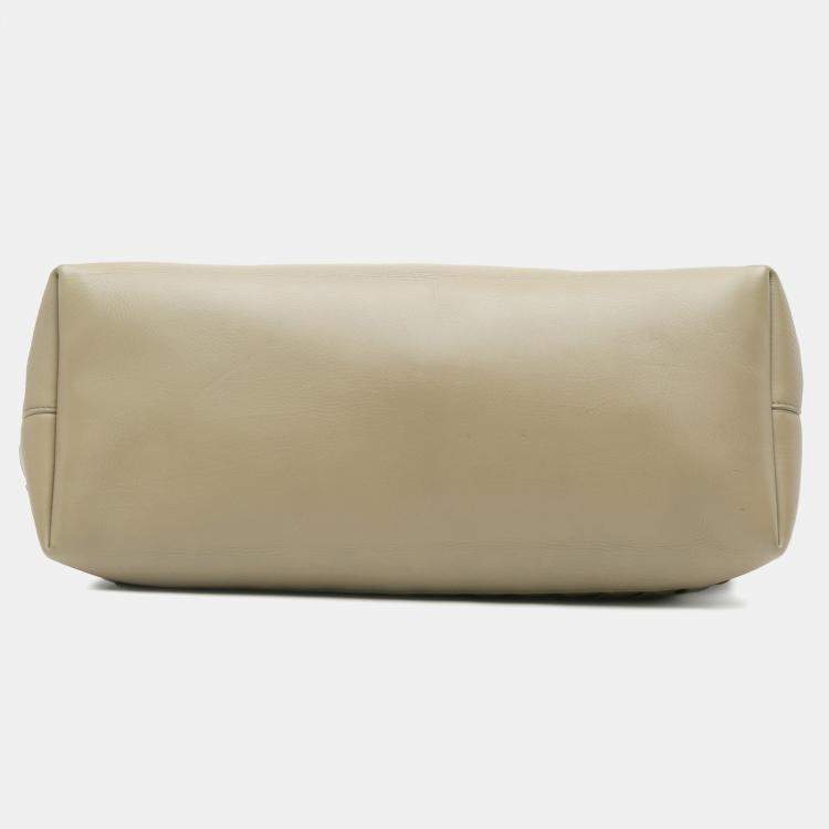 Pre Owned Bottega Veneta Brown Nappa Intrecciato Fold Over Crossbody