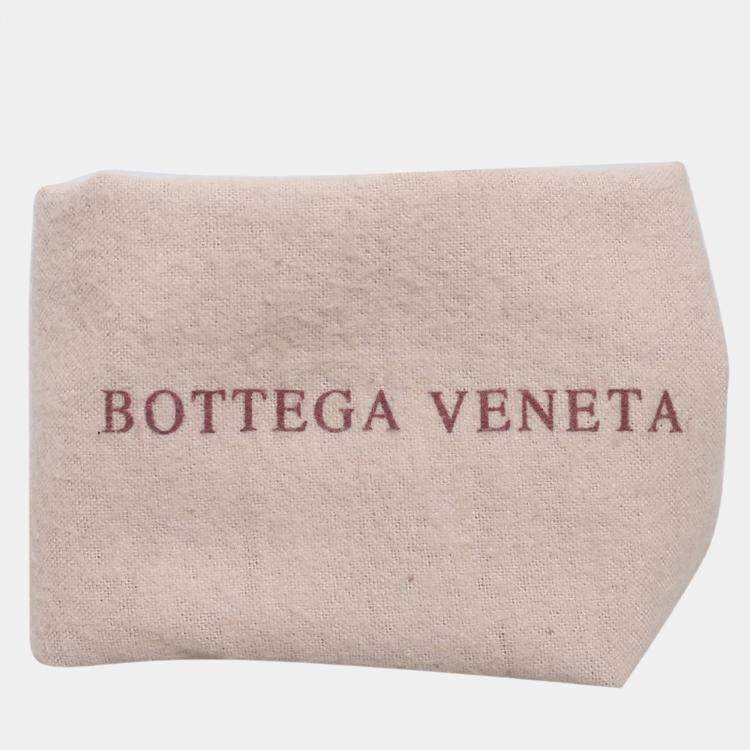 Pre Owned Bottega Veneta Leather Knot Clutch