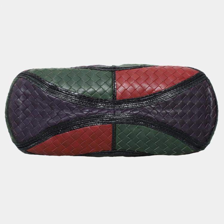 Pre Owned Bottega Veneta Fall 2008 Multicolor Intrecciato Top Handle