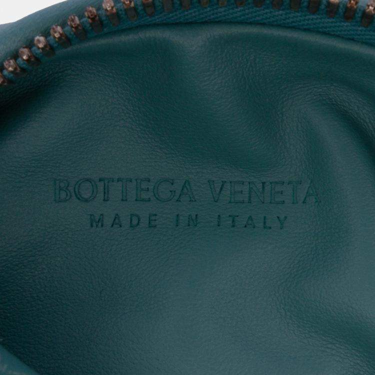 Pre Owned Bottega Veneta Blue Mini Nappa Intrecciato Jodie