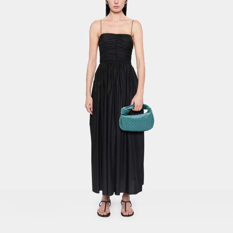 Pre Owned Bottega Veneta Blue Mini Nappa Intrecciato Jodie