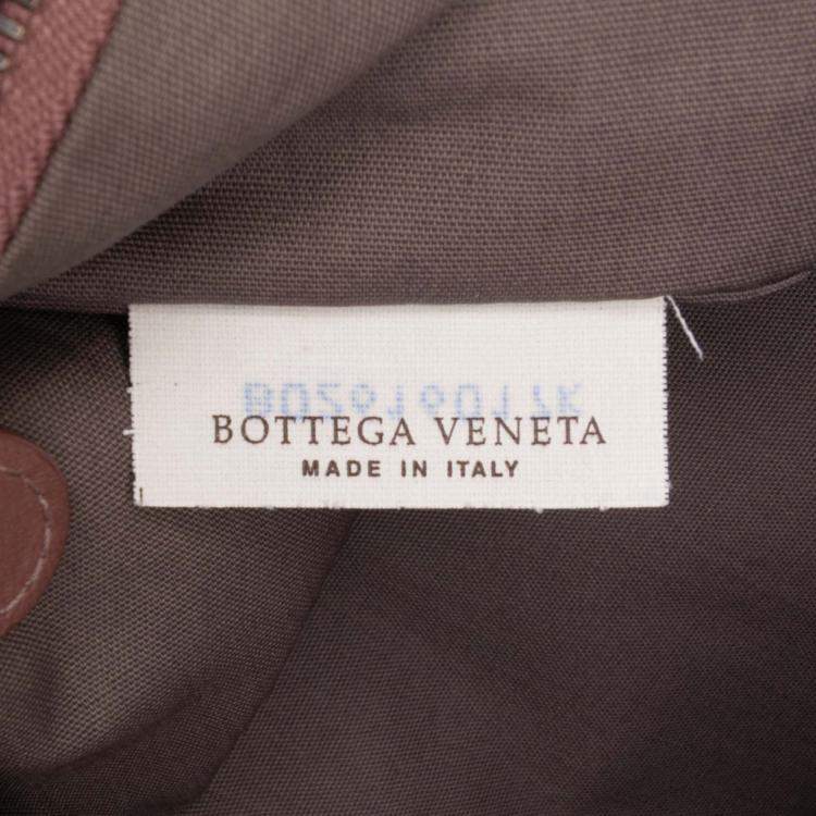 Pre Owned Bottega Veneta Pink Large Nappa Intrecciato Capri Tote