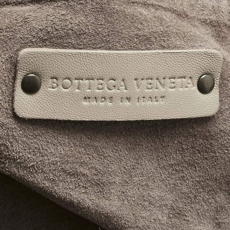 Pre Owned Bottega Veneta Beige Intrecciato Leather Maxi Convertible Tote