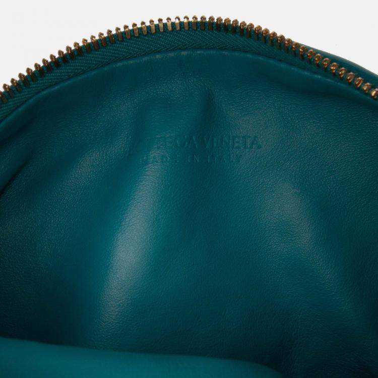 Pre Owned Bottega Veneta Blue Mini Nappa Intrecciato Jodie