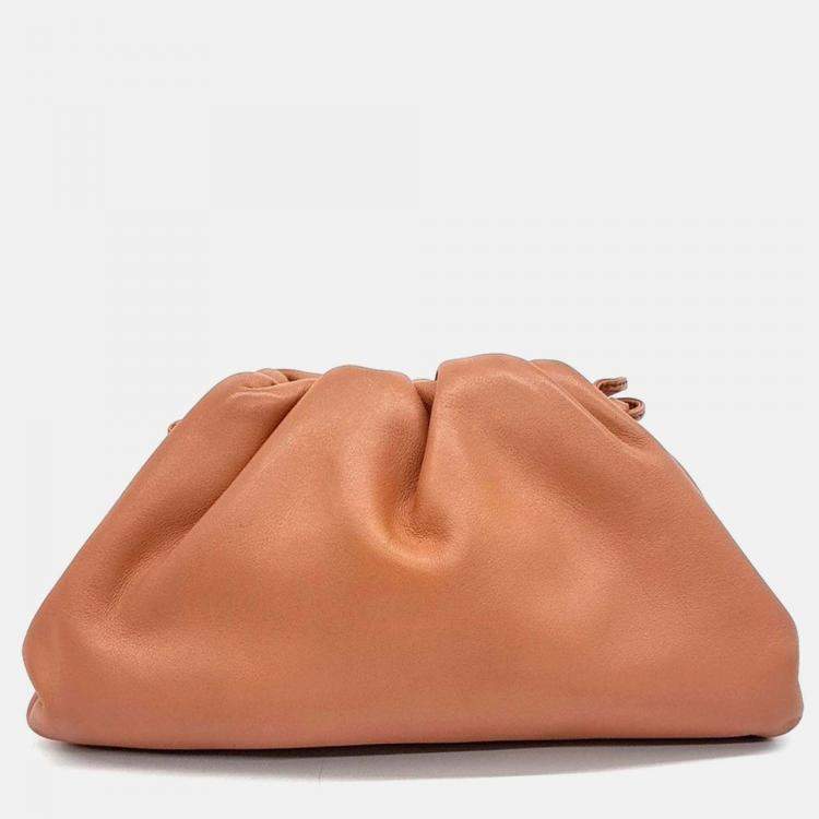 Pre Owned Bottega Veneta Brown Leather Butter Calf Crossbody Bag