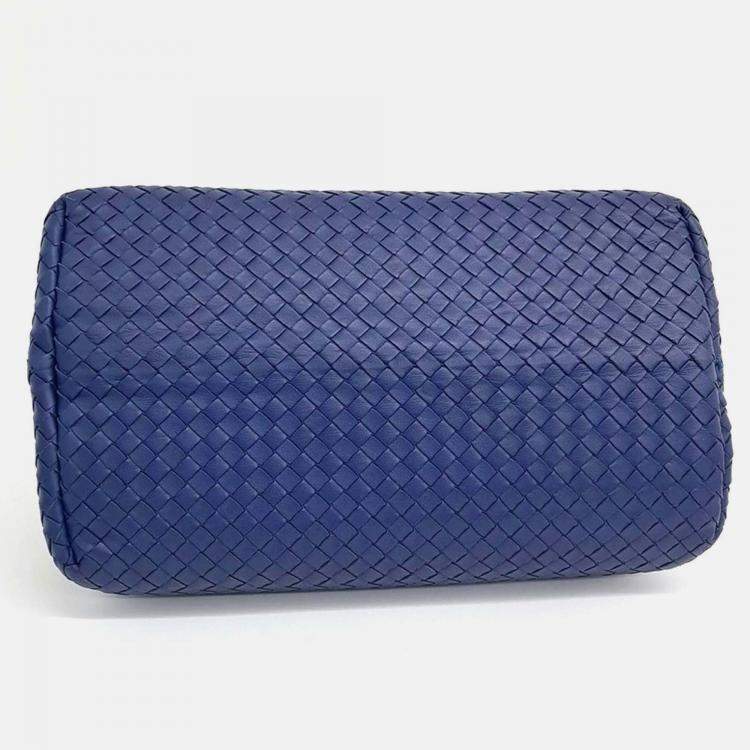 Pre Owned Bottega Veneta Leather mesh tote bag