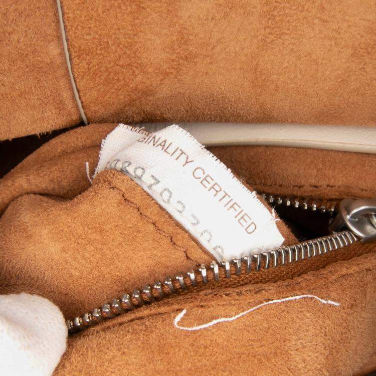 Pre Owned Bottega Veneta White Mini Calfskin Maxi Intrecciato Arco Satchel