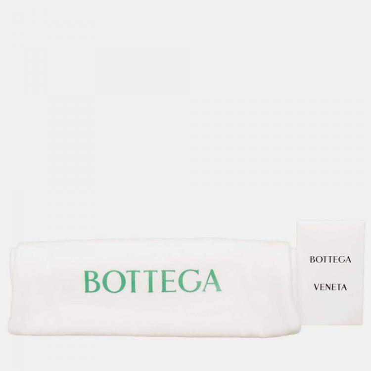 Pre Owned Bottega Veneta Cassette Mini Green Leather Camera Bag