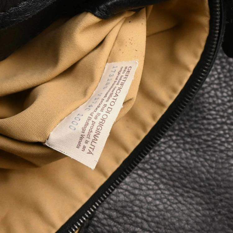 Pre Owned Bottega Veneta Black Intrecciato Tote Handbag
