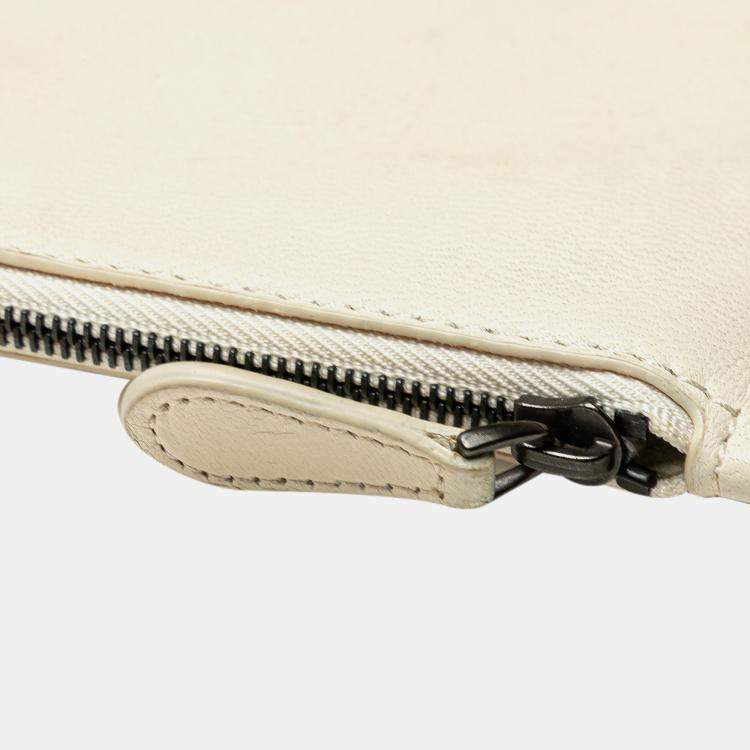 Pre Owned Bottega Veneta Medium Lambskin Intreccio Cabat Tote