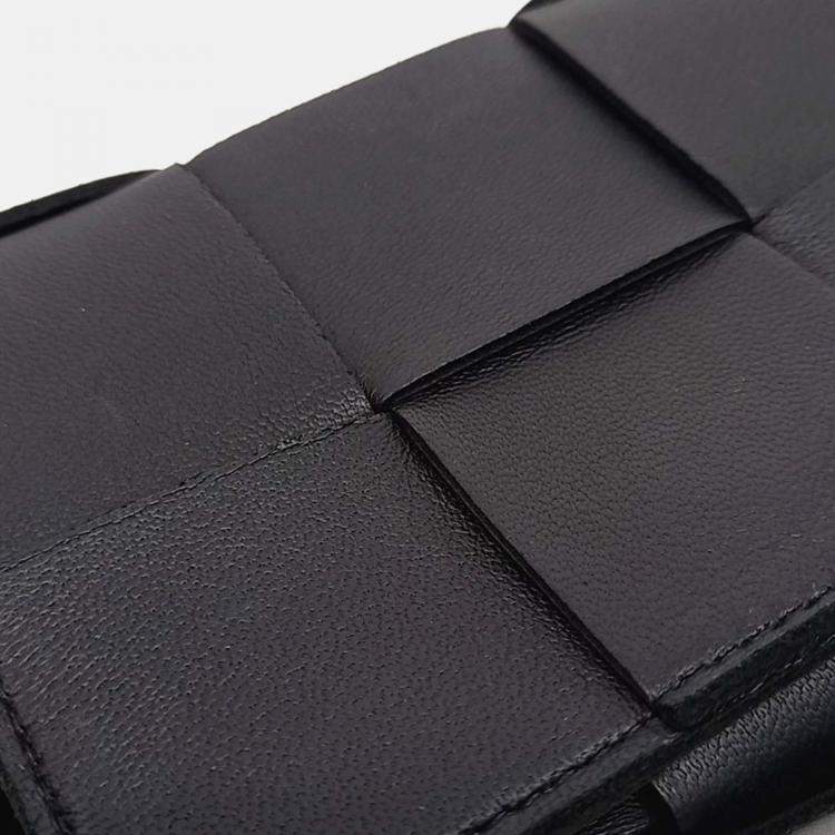 Pre Owned Bottega Veneta Black Leather Candy Cassette Bag