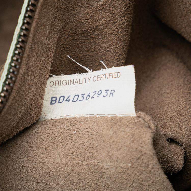 Pre Owned Bottega Veneta Green Medium Cervo Roma Tote