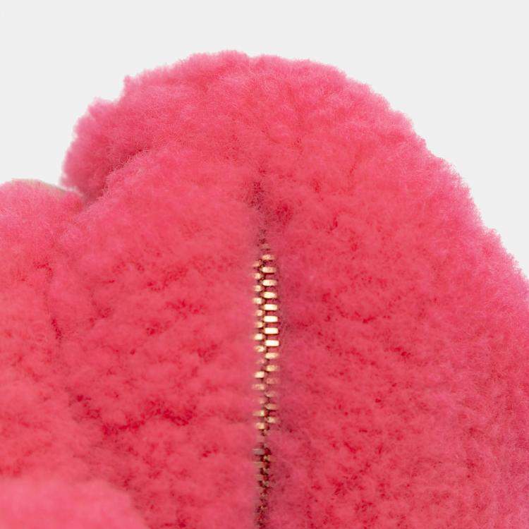 Pre Owned Bottega Veneta Pink Mini Shearling Jodie