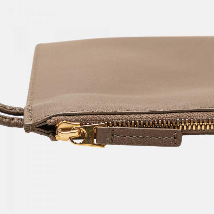 Pre Owned Bottega Veneta Brown Medium Nappa Maxi Intrecciato Arco Tote