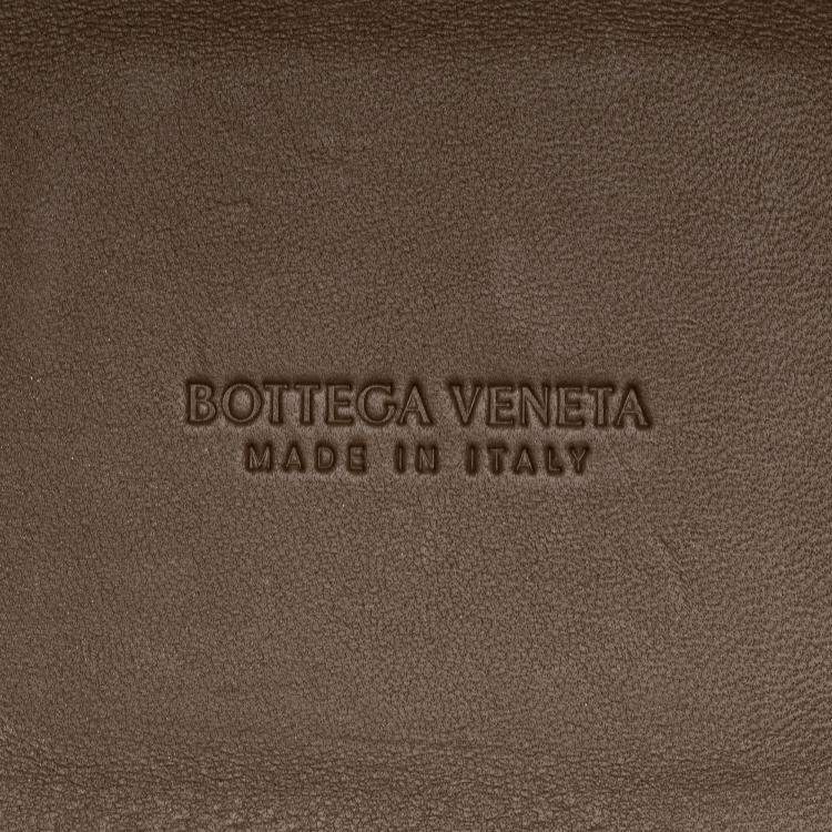 Pre Owned Bottega Veneta Brown Medium Nappa Maxi Intrecciato Arco Tote