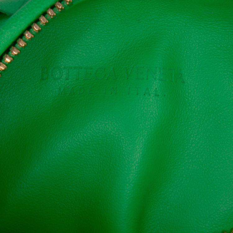 Pre Owned Bottega Veneta Green Mini Nappa Intrecciato Jodie