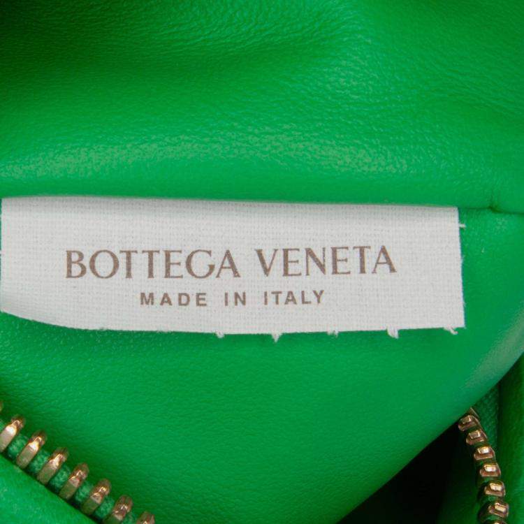 Pre Owned Bottega Veneta Green Mini Nappa Intrecciato Jodie