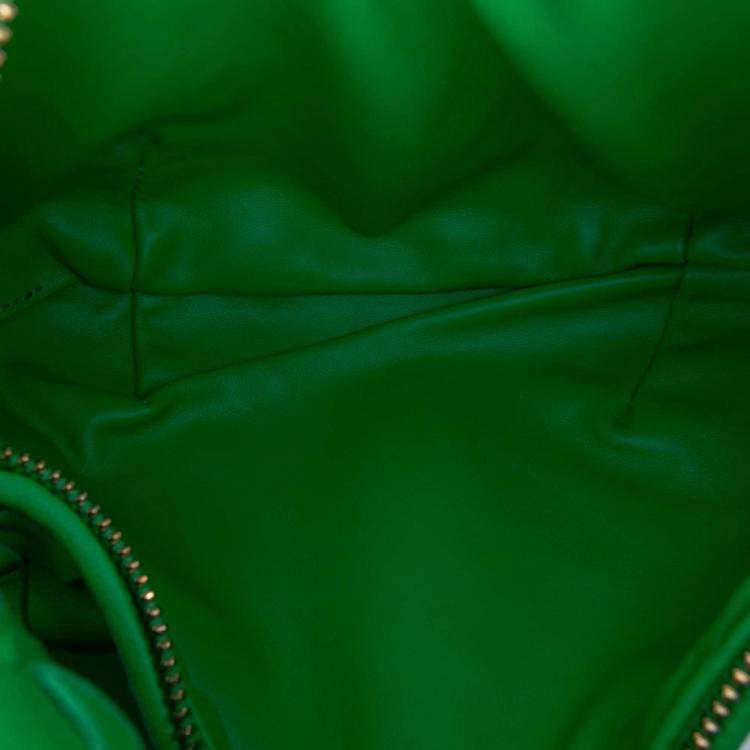 Pre Owned Bottega Veneta Green Mini Nappa Intrecciato Jodie