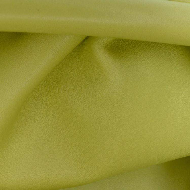 مملوكة مسبقًا Bottega Veneta Yellow Lambskin The Mini Pouch Crossbody