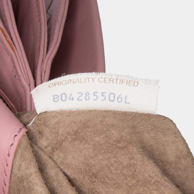 Pre Owned Bottega Veneta Pink Small Nappa Intrecciato Roma Satchel