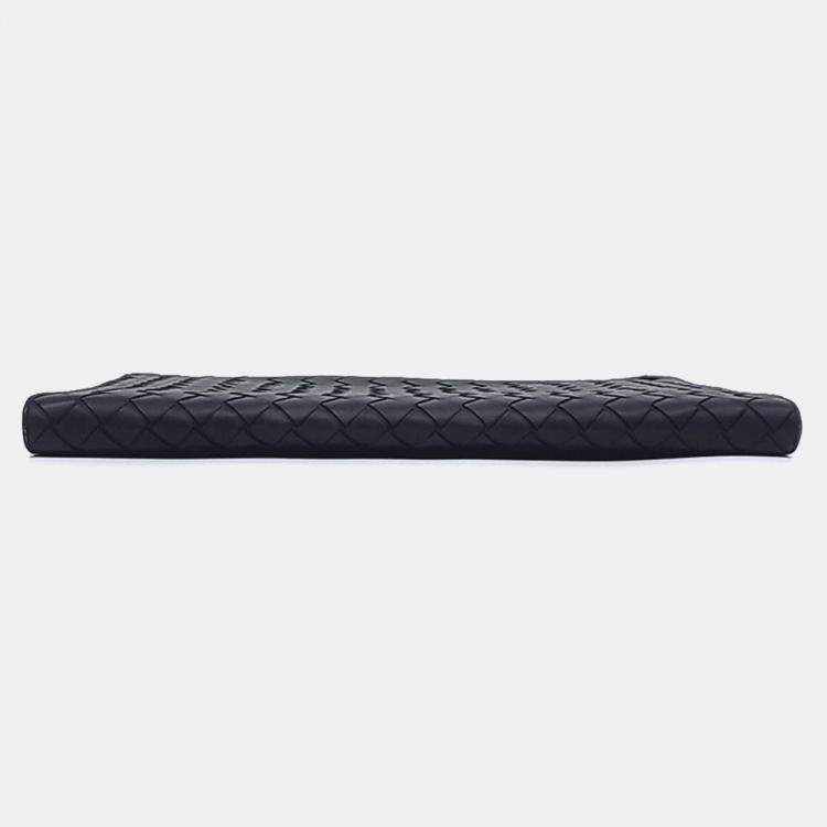 Pre Owned Bottega Veneta Black Mesh clutch