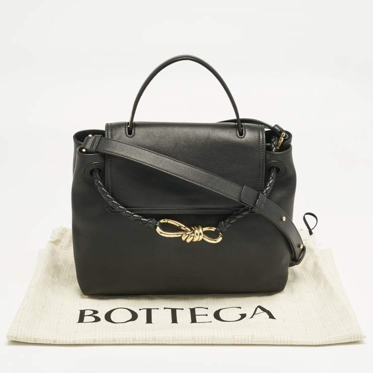 Pre Owned Bottega Veneta Black Leather Small Ciao ciao Top Handle Bag