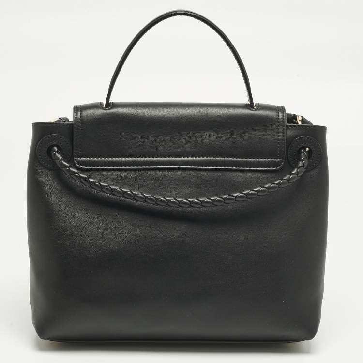 Pre Owned Bottega Veneta Black Leather Small Ciao ciao Top Handle Bag