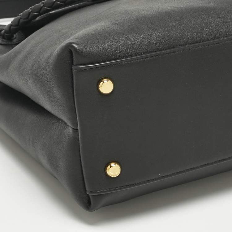 Pre Owned Bottega Veneta Black Leather Small Ciao ciao Top Handle Bag