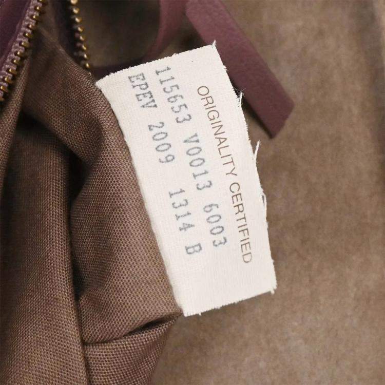 Pre Owned Bottega Veneta Purple Intrecciato Hobo Handbag