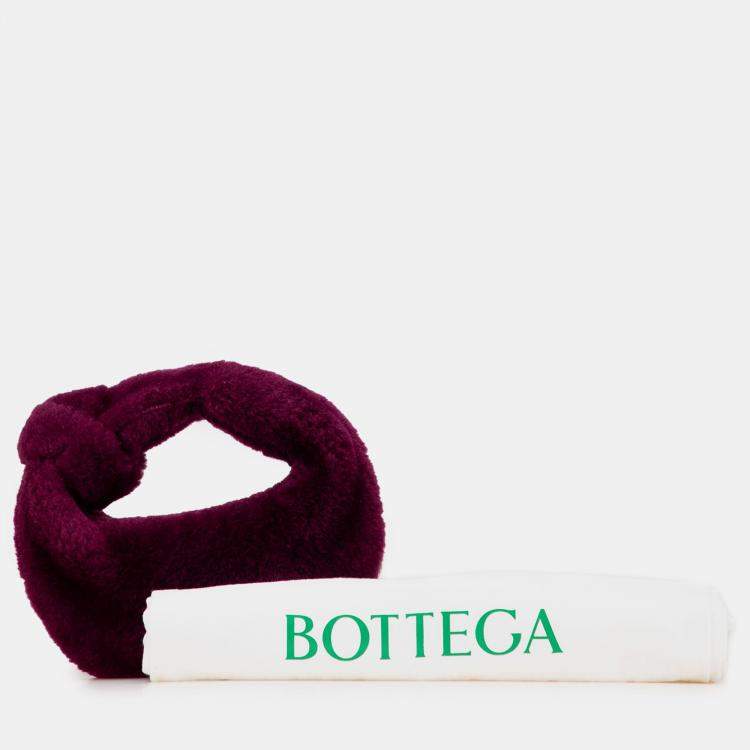 Pre Owned Bottega Veneta Purple Mini Shearling Jodie