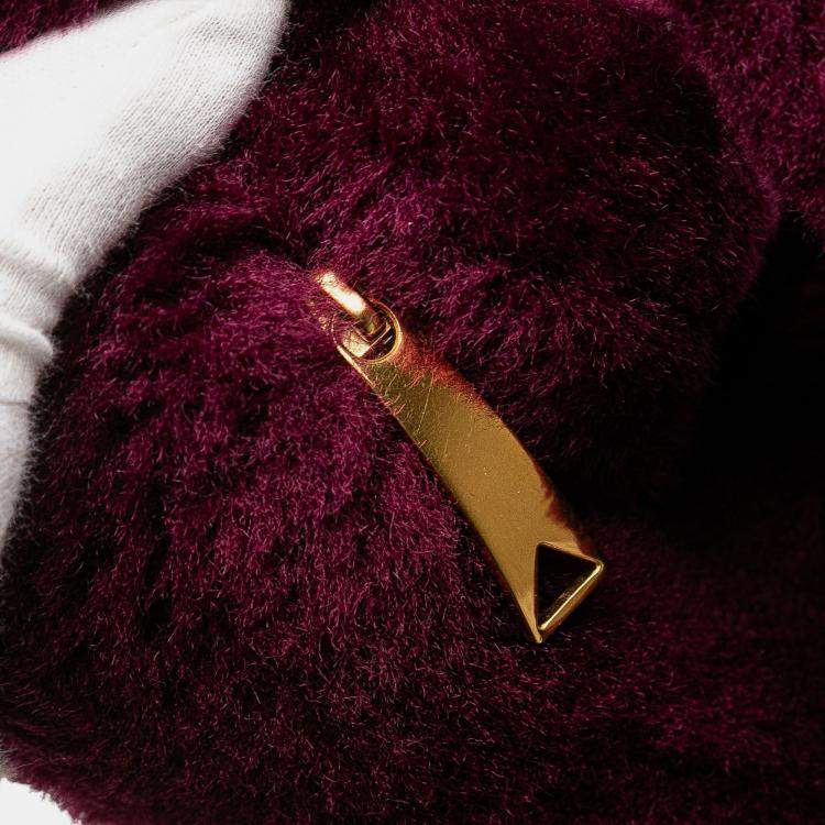 Pre Owned Bottega Veneta Purple Mini Shearling Jodie