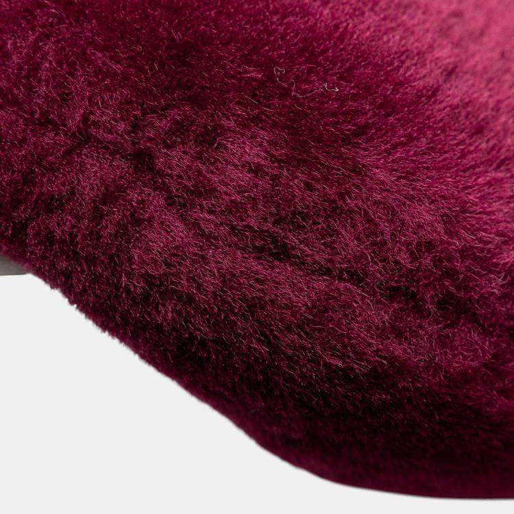 Pre Owned Bottega Veneta Purple Mini Shearling Jodie