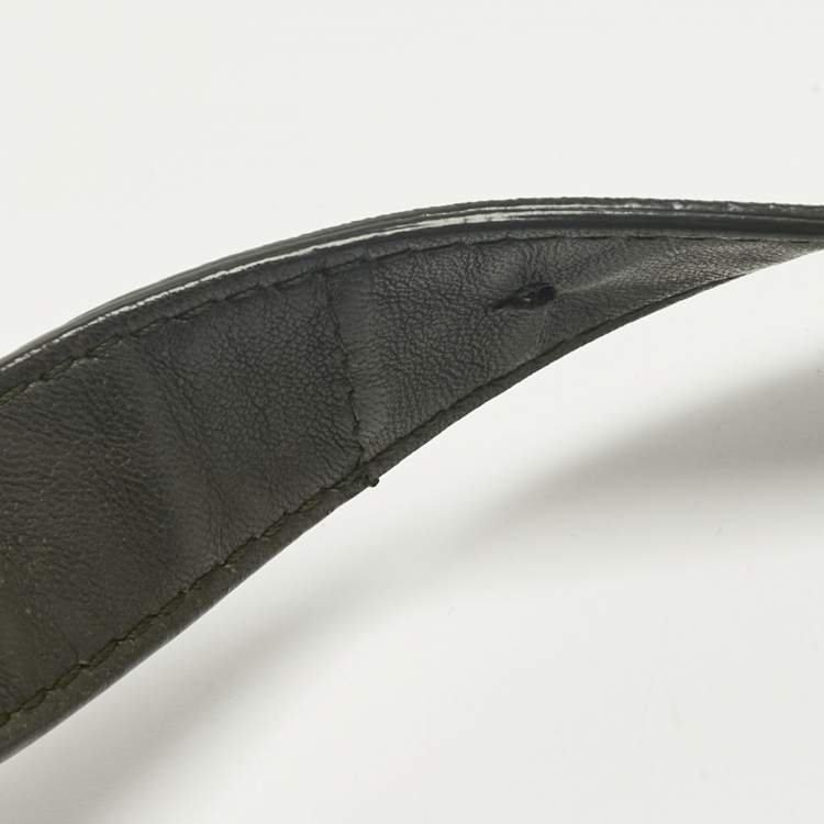 مملوكة مسبقًا Bottega Veneta Dark Green Intrecciato Leather Cassette Shoulder Bag