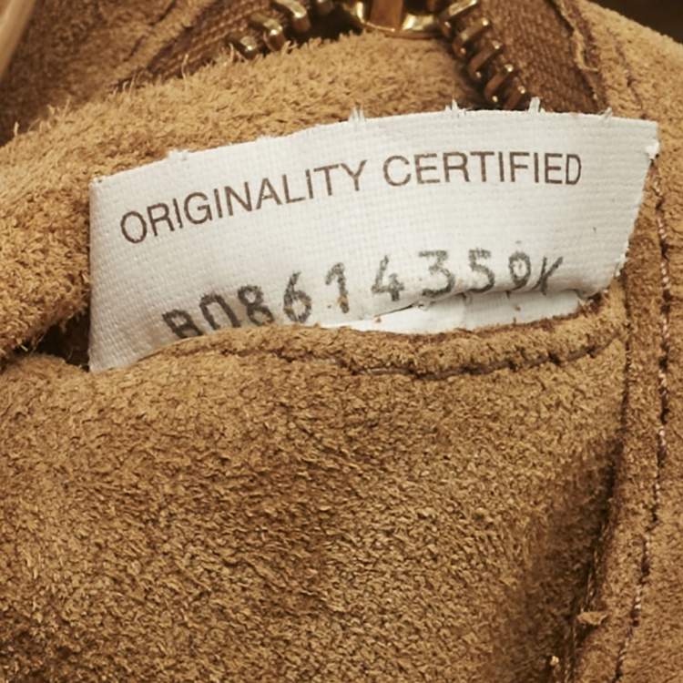 Pre Owned Bottega Veneta Brown Leather Mini Arco Top Handle Bag