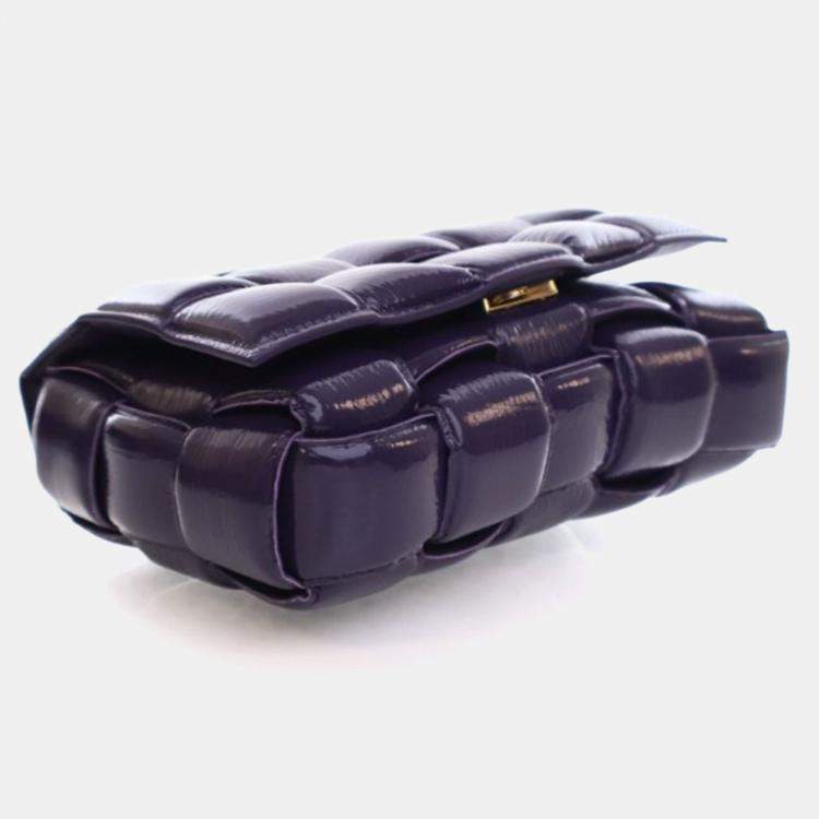 Pre Owned Bottega Veneta Purple Cassette Bag