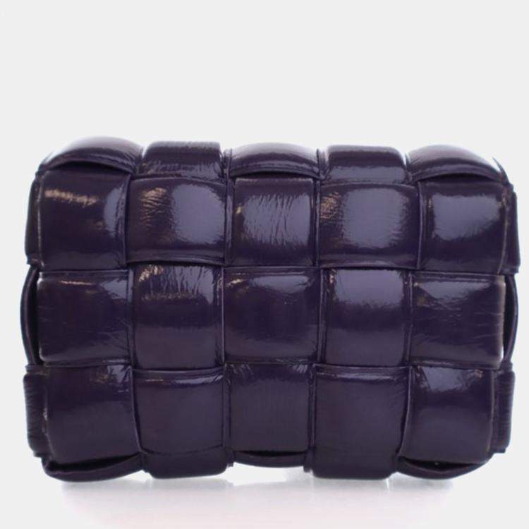 Pre Owned Bottega Veneta Purple Cassette Bag