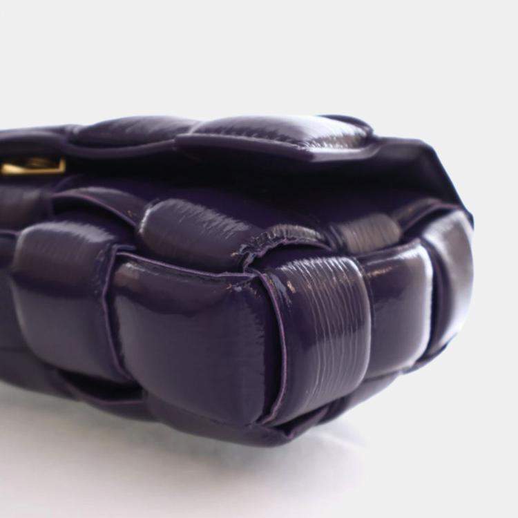 Pre Owned Bottega Veneta Purple Cassette Bag