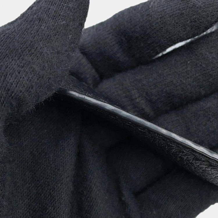 Pre Owned Bottega Veneta Flap Buckle Shoulder Bag Black Nylon Leather