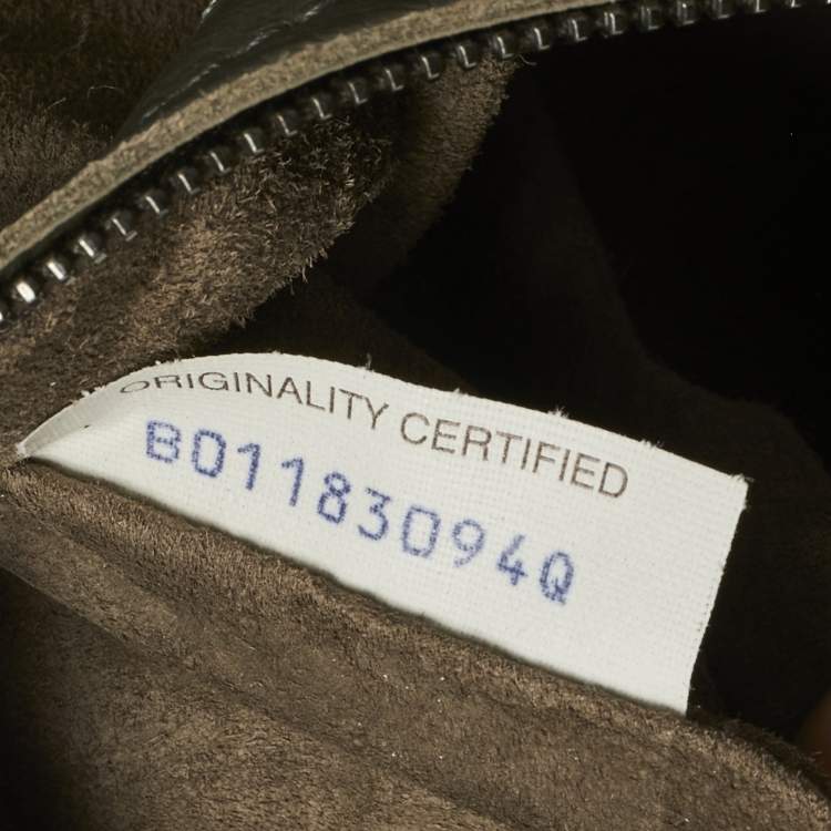 Pre Owned Bottega Veneta Grey Intrecciato Leather Medium Roma Tote