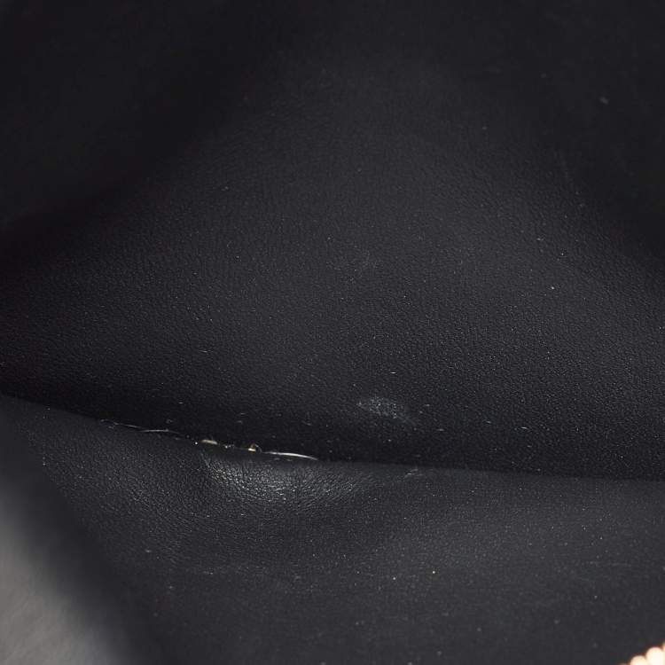 مملوكة مسبقًا حقيبة ي د بوتيغا فينيتا أركو توييد إنتريتشو أسود/أزرق كحلي صغيرة