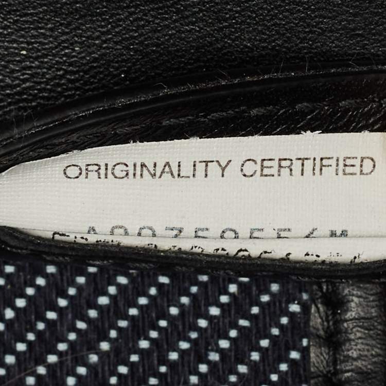 مملوكة مسبقًا حقيبة يد بوتيغا فينيتا أركو توييد إنتريتشو أسود/أزرق كحلي صغيرة