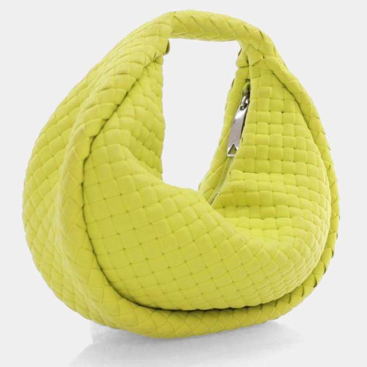 Pre Owned Bottega Veneta Mini Rubber Intrecciato Jodie