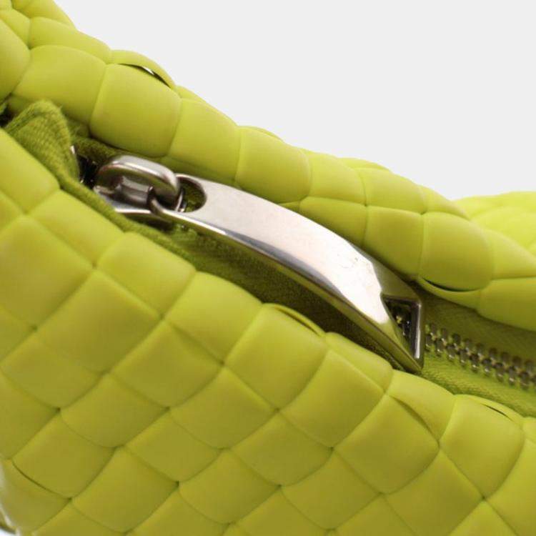 Pre Owned Bottega Veneta Mini Rubber Intrecciato Jodie