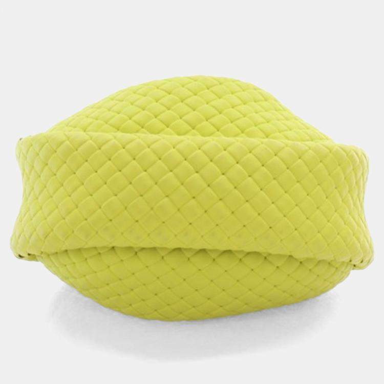 Pre Owned Bottega Veneta Mini Rubber Intrecciato Jodie