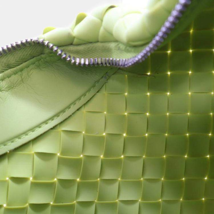 Pre Owned Bottega Veneta Mini Rubber Intrecciato Jodie